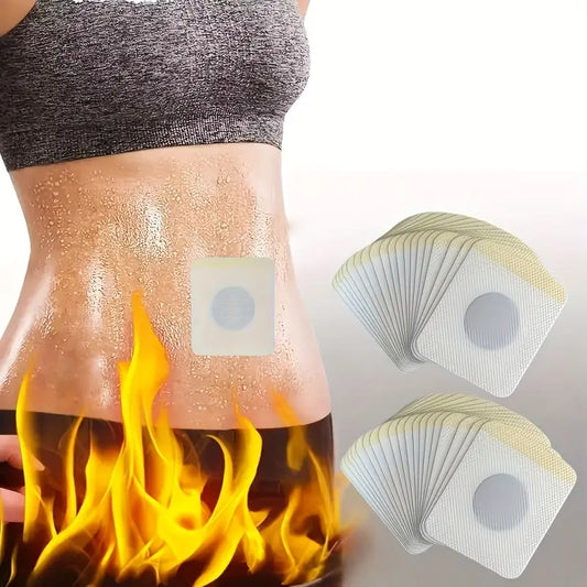 لاصقات دعم الجسم القماشية – ٥٤ قطعة | بدون بطارية، مريحة وداعمة لمنطقة البطن والخصر والساقين