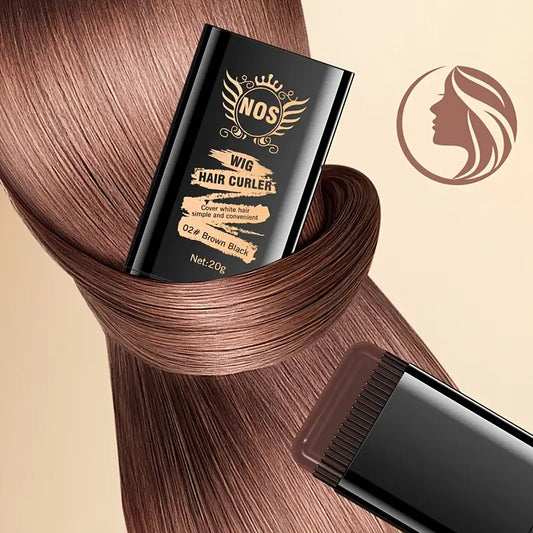 عصا صبغة شعر محمولة 20 جرام - تغطية سريعة للشيب، سهلة الاستخدام، تصبغ الشعر بسرعة، تدوم طويلاً لجميع أنواع الشعر