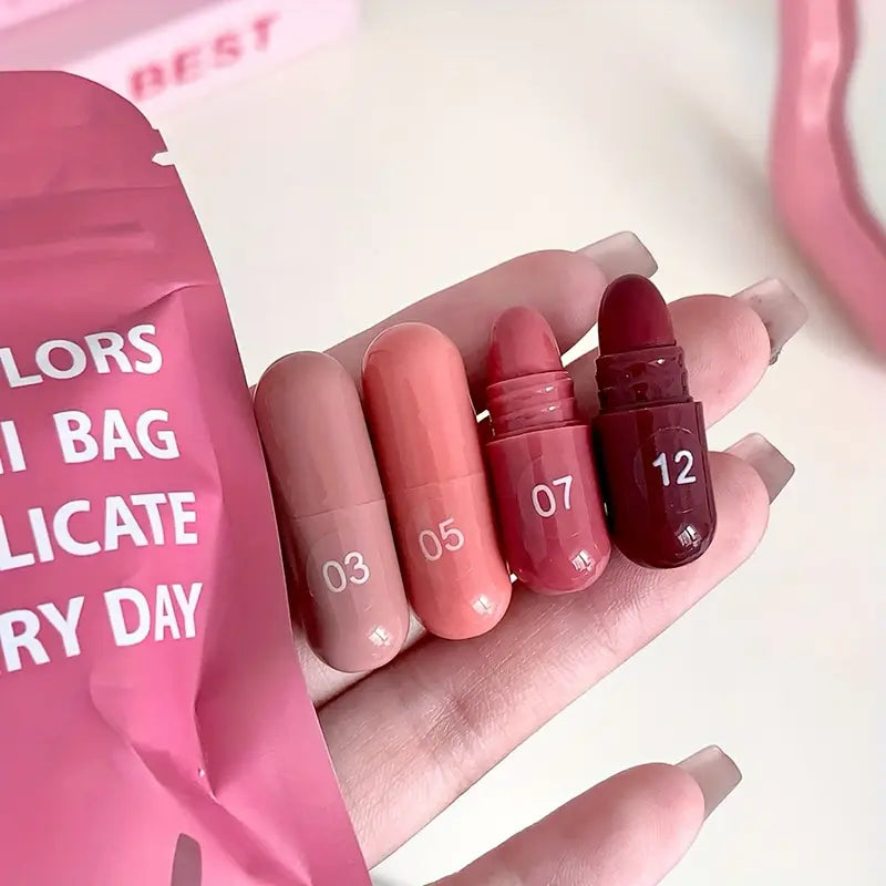 12PCS Mini Matte Lipstick Set