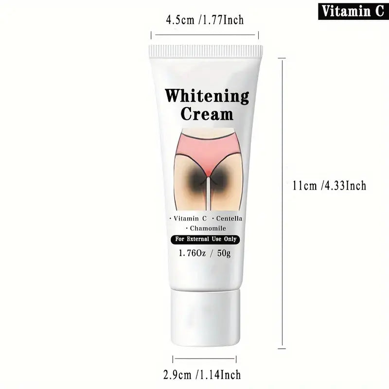Vitamin C & Centella Asiatica Cream - Alcohol-Free Brightening Lotion for Body