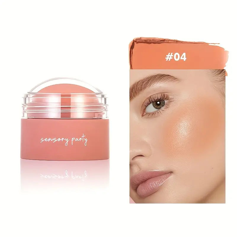 6-Color Blush - Matte, Medium Coverage, Waterproof, Brightening Powder for All Skin Tones, Enhancing Natural Glow and Flawless Radiance