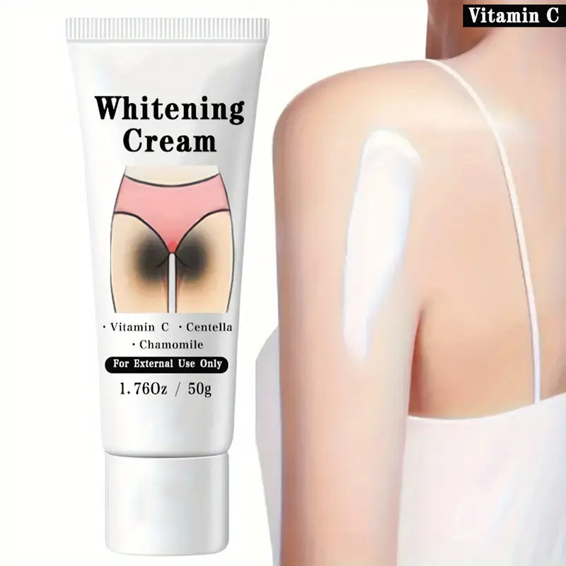 Vitamin C & Centella Asiatica Cream - Alcohol-Free Brightening Lotion for Body
